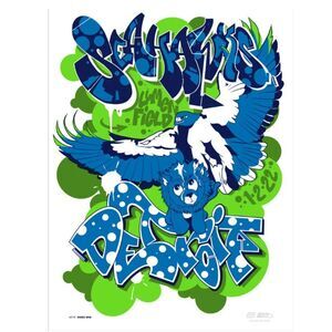 Seattle Seahawks Art Print 2021 Seahawks vs Lions Gameday Poster
